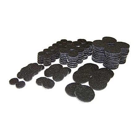 Richelieu TG 184PK BLK Felt Pads 93538PCTV